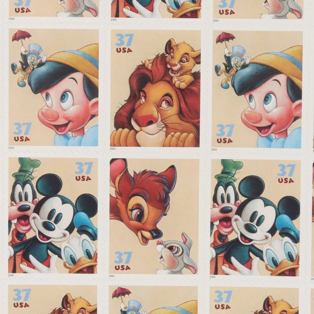 Disney Stamp Bundle NEW! Set of Two - The Art of Friendship and Imagination